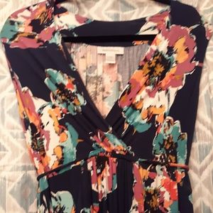 Floor length maternity dress